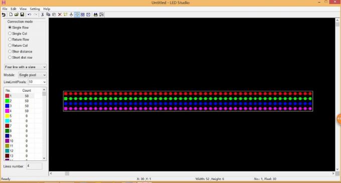 4096 pixels Salve DMX contrôleur LED H802RA 4 ports Matériau en alliage d'aluminium 6